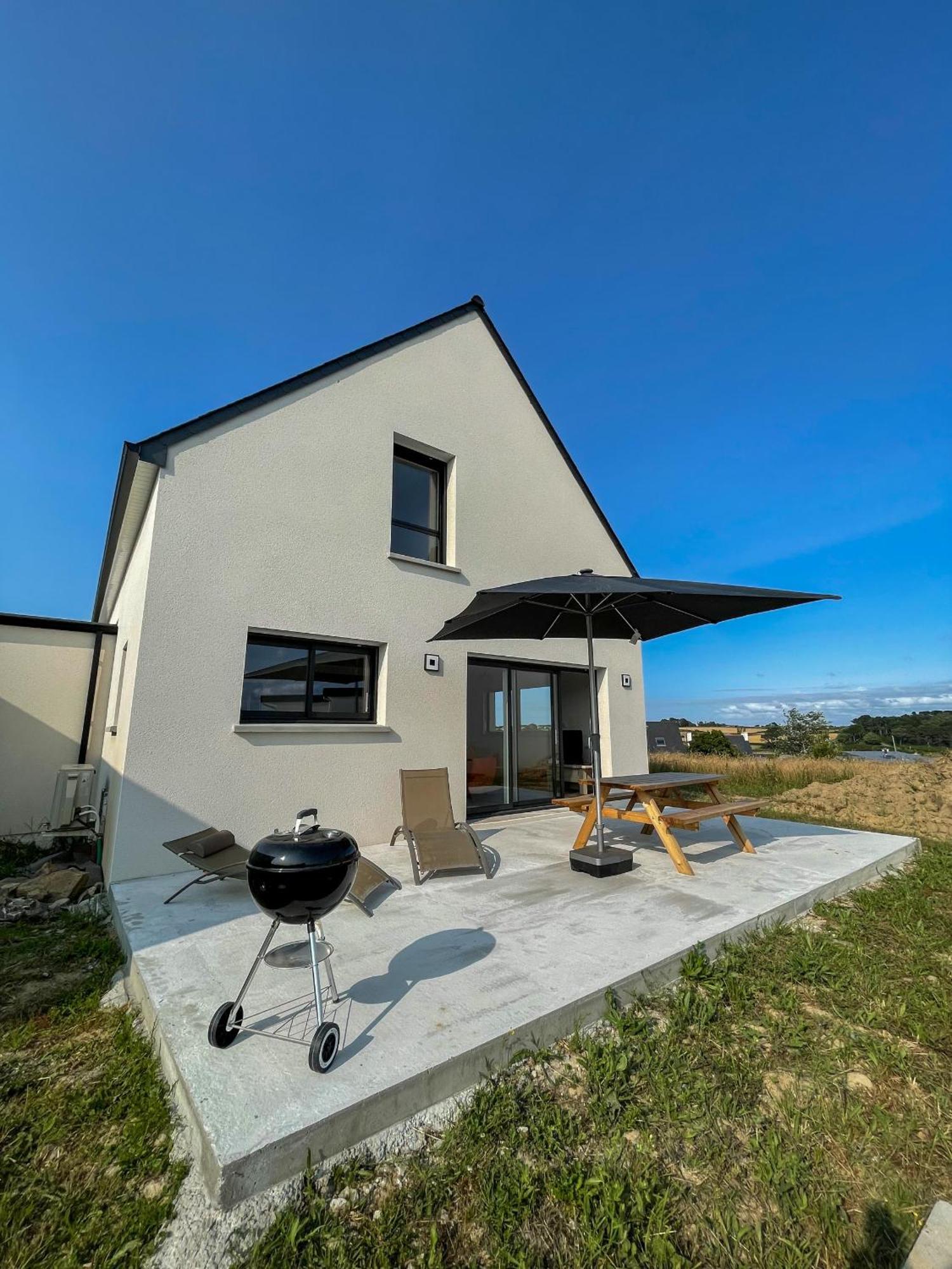 Ty Nevez - Jolie Maison Neuve Avec Petite Vue Mer Saint-Pabu  Экстерьер фото